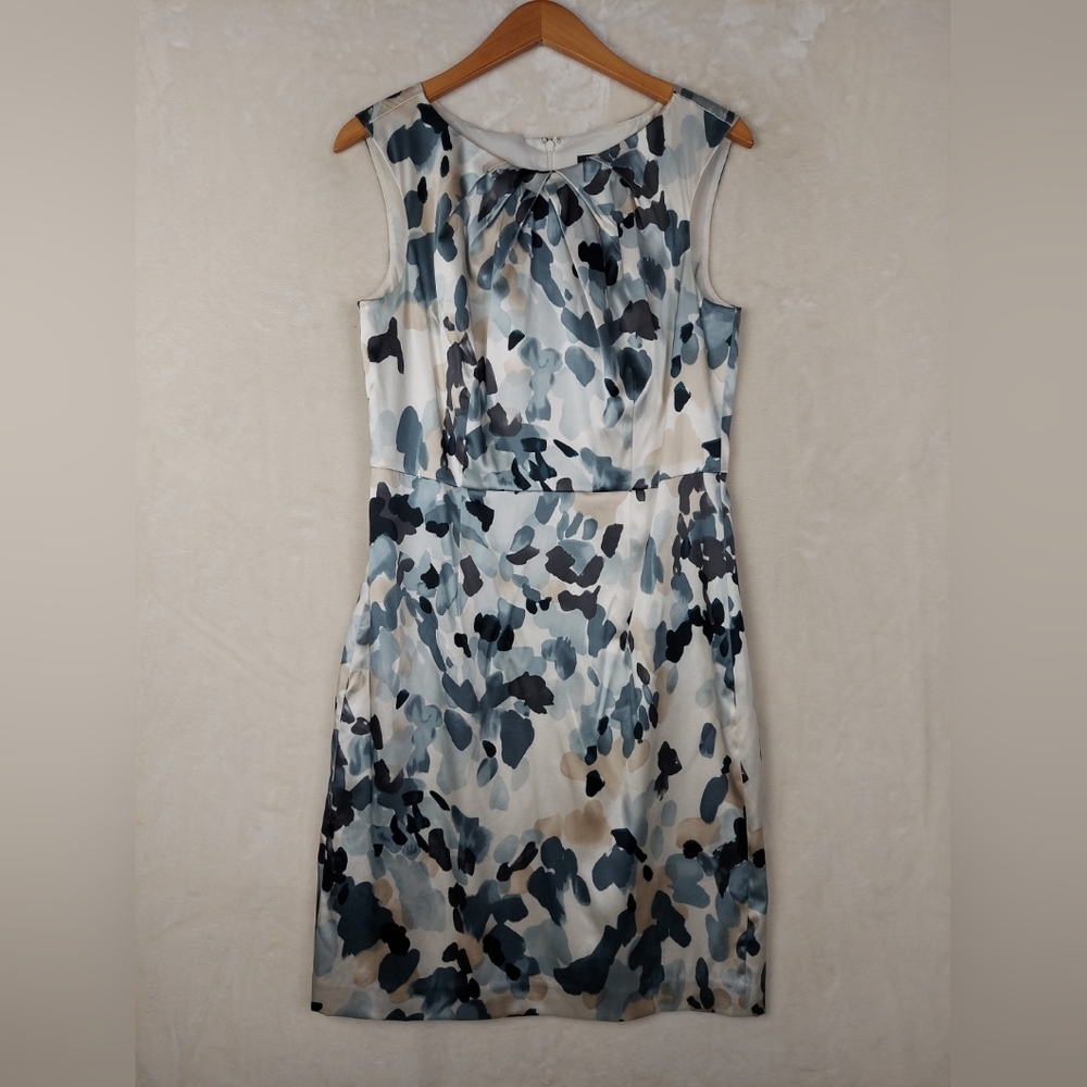 Ann Taylor Silk Sheath Dress Womens 10